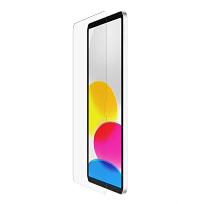 Immagine di Belkin ScreenForce™ TemperedGlass Proteggi schermo per iPad 10a gen., compatibilità Apple Pencil, corrispondenza da bordo a e supporto Easy Align un&#039;applicazione perfetta senza bolle
