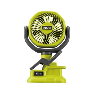 Immagine di Ryobi RCF18 0 Ventilatore con pinza 18V, Batteria Non Inclusa, Compatto e Portatile, Ventola Girevole Inclinabile