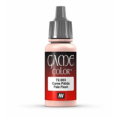 Immagine di Vallejo 72003 Colore Acrilico In Formula Opaca E Coprente A Base D&#039;acqua, Rosa (Pale Flesh), 17 ml, 1 Pezzo
