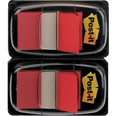 Immagine di Post it Index Dual Pack Segnapagina, Medium, 2 Pezzi, Rosso
