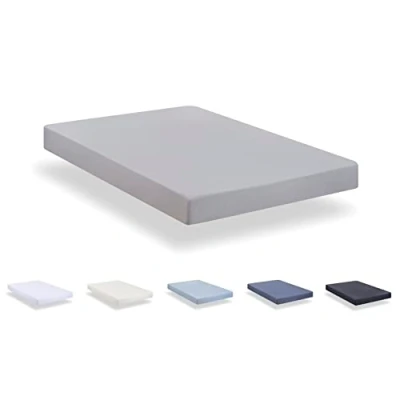 Immagine di Todocama Lenzuolo con angoli extra morbido in microfibra spazzolata (200 x 190/200 cm, grigio chiaro)