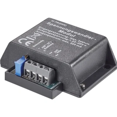 Immagine di Trasformatore di Tensione (kit montato) H Tronic 191396 ingresso (intervallo): 4, 4 24, 24 V/DC, V/AC uscita (gamma): 1.2 20 V/DC