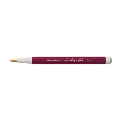 Immagine di LEUCHTTURM1917 365594 Drehgriffel Nr. 1, Port Red, Penna a sfera con inchiostro blu royal Tinte