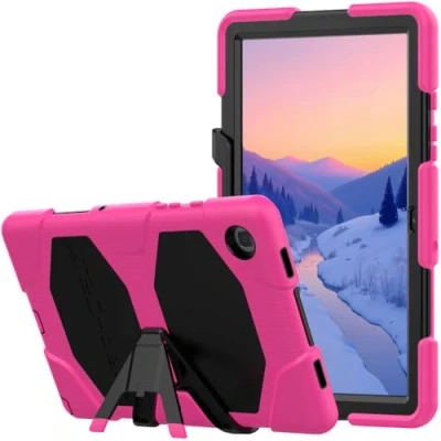 Immagine di TECHGEAR Custodia Robusta Compatibile con Samsung Galaxy Tab A7 10.4&quot; 2022/2020 (SM T500, T503, T505, T509) Resistente agli Urti e all&#039;impatto Cover Supporto per i Bambini, Lavoro Scuola