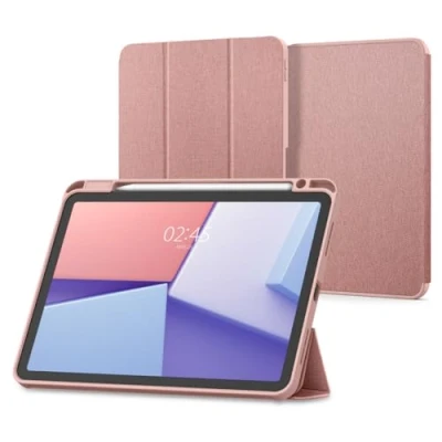 Immagine di Spigen Cover Urban Fit Compatibile con iPad Air 6a Generazione 11 polici (2024) / 5a 10.9 (2022) 4a (2020) Oro Rosa