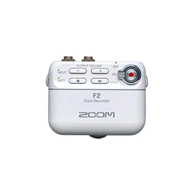 Immagine di Zoom F2/W field recorder + Microfono lavalier bianco