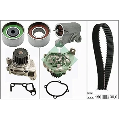 Immagine di INA 530 0519 30 pompa acqua + Kit Cinghia Distribuzione con MAZDA: 5, 6 SW, 3 Hatchback