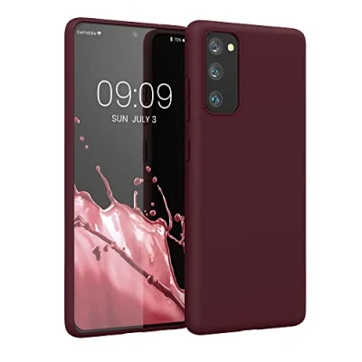 Immagine di kwmobile Custodia Compatibile con Samsung Galaxy S20 FE Cover Back Case per Smartphone in Silicone TPU Protezione Gommata rosso fulvo