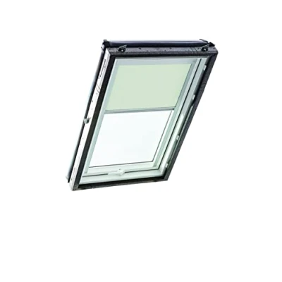 Immagine di Tenda Oscurante Roto ZRV e Coprente Guide di Scorrimento Laterali Argento per Finestre da Tetto delle Serie Designo R4/R7 Classic 43/73 con Dimensioni 094/118 09/11 Beige Chiaro