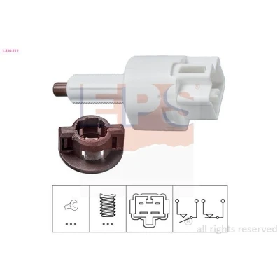 Immagine di EPS 1.810.212 Interruttore luce freno meccanico Made in Italy OE Equivalent TOYOTA: RAV4 III SUV, IV Auris Station Wagon