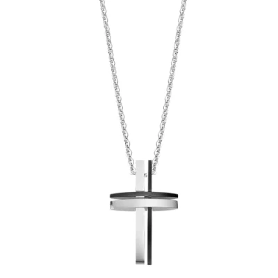 Immagine di Lotus Uomo Collana, Moderno, Argento, Unico, Única, Metallo, Nessuna pietra preziosa