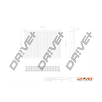 Immagine di Dr!ve+ DP1110.10.0595 filtro aria 34 191 245 Cartuccia FIAT: Strada Pick up, Palio I Weekend, Hatchback