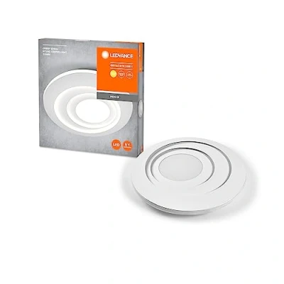 Immagine di LEDVANCE Orbis Spiral Rd Cl LED LAMPAGGIO 505mm, bianco, 42W, 4000LM, bianca calda, distribuzione efficace indiretta e di luce diretta, lunga durata, round, classe protezione IP20, 3000K
