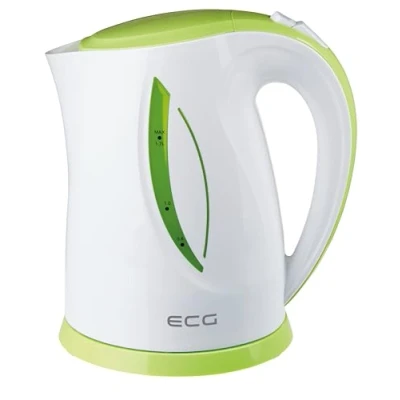 Immagine di ECG RK 1758 Green Bollitore in plastica, 1,7 litri, colore: Verde/Bianco