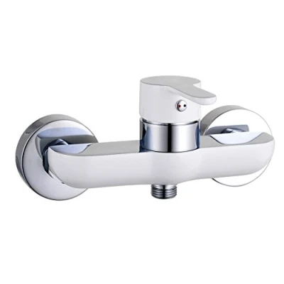 Immagine di miscelatore doccia Eisl Diziani, monocomando, look bicolore cromo/bianco, NI168DINWCR