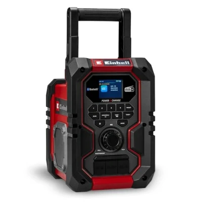Immagine di Einhell Radio da cantiere TE CR 18 Li DAB+/FM/BT Solo Power X Change (18 V, DAB+, FM, Bluetooth, AUX, USB, ricerca automatica dei canali, display TFT a colori, IP65, senza batteria)