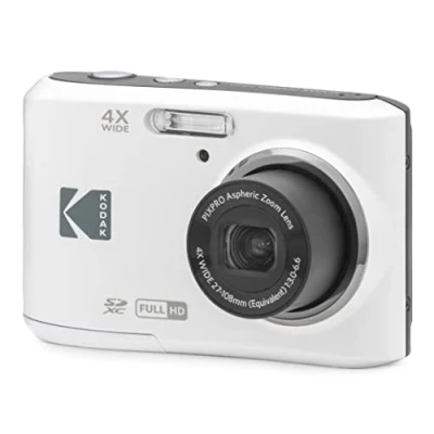 Immagine di Kodak Pixpro FZ45 Friendly Zoom Fotocamera digitale 16 Megapixel ottico: 4 x Bianco Video Full HD, HDR, Batteria integrata