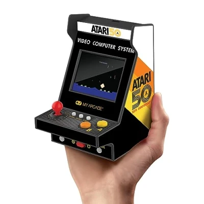 Immagine di NANO PLAYER PRO 2,4&quot; ATARI PORTABLE RETRO ARCADE (75 GIOCHI IN 1)