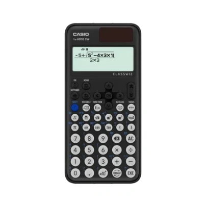 Immagine di Casio FX 85DE CW Calcolatrice tecnica scientifica Nero Display (cifre): 10 A batteria, energia solare (L x P) 77 10.7 162 mm