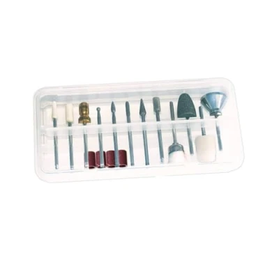 Immagine di Kit di Punte Comfort Promed, Testine per Fresa, Mole, Fresa Unghie, Testine, Punte, 12 Decorazione delle Unghie con Misura Standard da 2.332mm a 2.350mm Manicure &amp; Pedicure