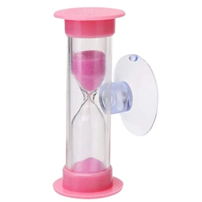Immagine di Clessidra colorata da 2 minuti, con sabbia, timer per doccia, spazzolatura dei denti, decorazione la casa bambini