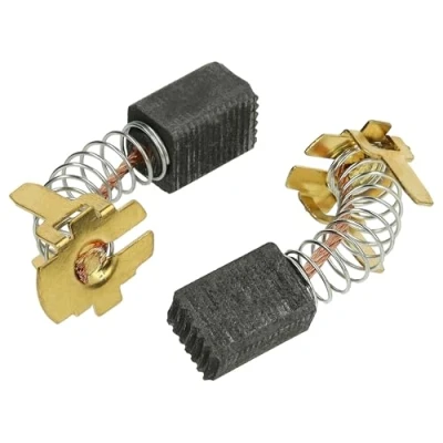 Immagine di vhbw 2x Spazzola carbone compatibile con Hitachi DH18DSL, DH24DVC, WH18DSC utensile elettrico motore, 10 x 7,5 6,6 mm