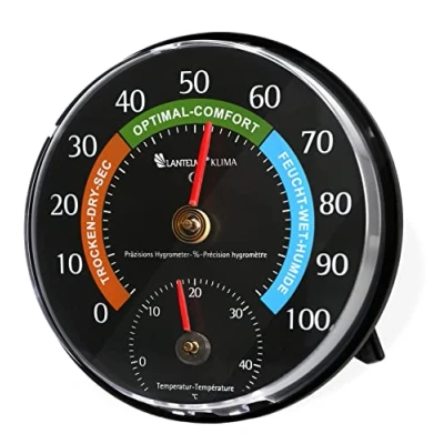 Immagine di Lantelme 4127 termometro combinata / igrometro analogico Diametro 11,5 cm