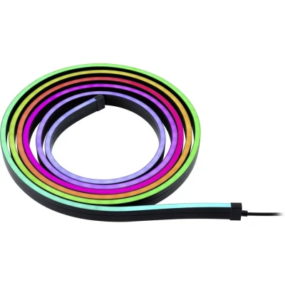 Immagine di Paulmann Entertain 79556 Striscia luminosa a LED (monocolore) 5 W RGB Nero