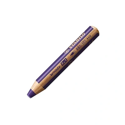 Immagine di Matita colorata Multi Funzione STABILO woody 3 in 1 Viola