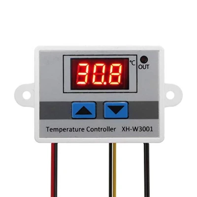 Immagine di ARCELI Modulo termostato Digitale LED 220, Interruttore XH W3001 con sonda Impermeabile, di Raffreddamento Riscaldamento programmabile