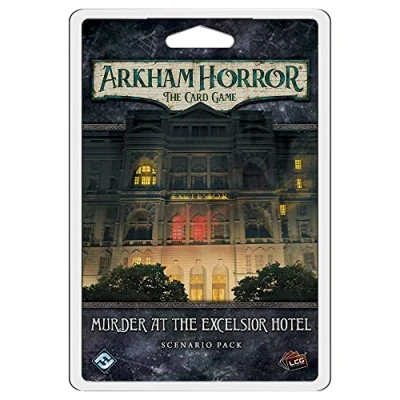 Immagine di Fantasy Flight Games , Arkham Horror the Card Game: Scenario Pack 5. Murder at Excelsior Hotel Game Ages 14+ 1 to 4 Players 60 120 Minutes Playing Time