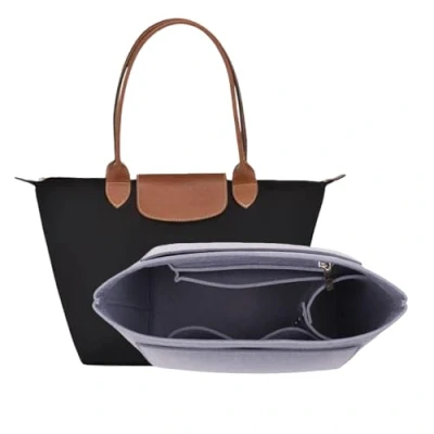 Immagine di D.DUO organizer per borse, accessori Longchamp con manico lungo (L(manico lungo), Grigio)