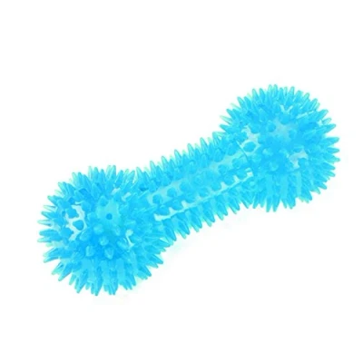 Immagine di Gor Pets Flex Squeaky Manubrio Giocattolo da Masticare per Cani, Resistente, 15,5 cm, Colori Assortiti
