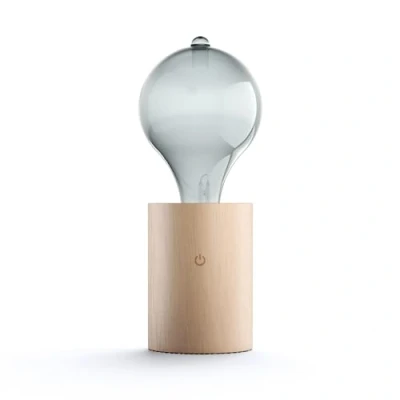 Immagine di PRANAROM Diffusore EDISON Oli Essenziali ad Ultrasonico Premium Legno e Vetro Diffusione Atmosferica Luce Ambiente Effetto nebbia