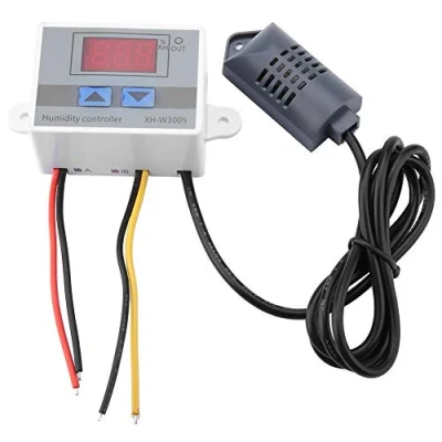 Immagine di Fafeicy Controller Interruttore Igrometro Digitale, 0 99% Rh 220v Xh w3005 Sensore Di Umidità Regolatore Temperatura