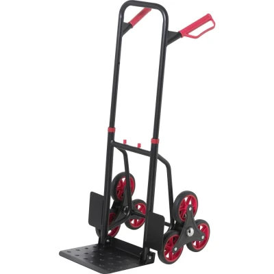 Immagine di TOOLCRAFT TO 9650166 Carrello per scale pieghevole, regolabile in altezza Acciaio Capacità di carico (max.): 150 kg