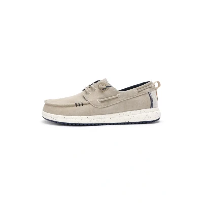 Immagine di WALK IN PITAS Byron Mocassini Uomo Nautici Casual Scarpe estive e Comode Uomo, beige, 43 EU