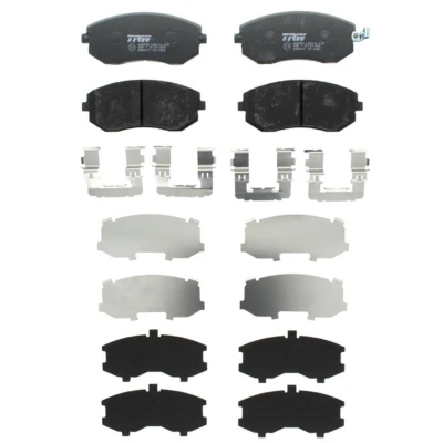 Immagine di TRW COTEC GDB3371 Kit pastiglie freno con segnalatore acustico usura accessori SUBARU: Impreza III Hatchback, II Sedan, Forester
