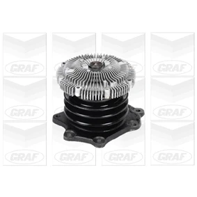 Immagine di GRAF PA932 Pompa acqua con guarnizione meccanico Metallo 105mm per trasmissione cinghia Poly V NISSAN: Pick Up, TERRANO 2, Patrol GR 5 SUV