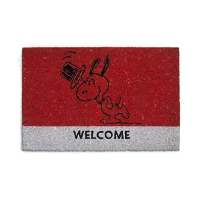Immagine di Excelsa Peanuts Zerbino Snoopy, Fibra di Cocco, Rosso, 40 x 60 cm
