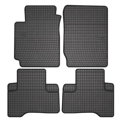 Immagine di FROGUM 0601 Set tappetino Gomma anteriore e posteriore 4 nero Su misura SUZUKI: Grand Vitara 2 SUV