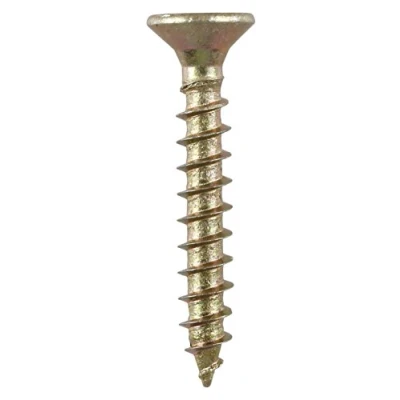 Immagine di Cogex 85203 viti agglomère Pozidrive, dorato, 1 x 3 20 mm, set di 45 pezzi