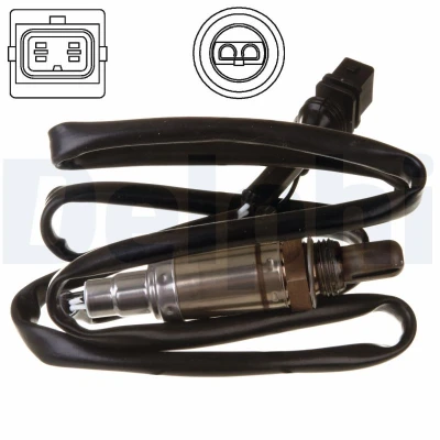 Immagine di DELPHI ES10242 12B1 Sonda lambda a dito, riscaldato FIAT: Panda I Hatchback, Uno Tipo ALFA ROMEO: GTV, 155, Spider