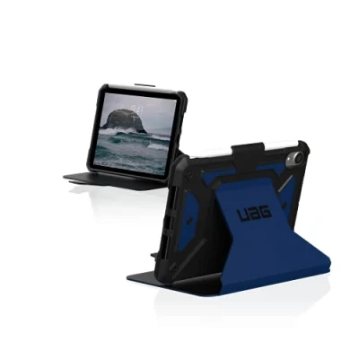 Immagine di Urban Armor Gear 12328X115555, Metropolis SE Custodia per Apple iPad Mini 6 (2021/6a generazione) [Funzione militare standard US Drop e antiurto con supporto Pencil Holder Wake/Sleep] blu