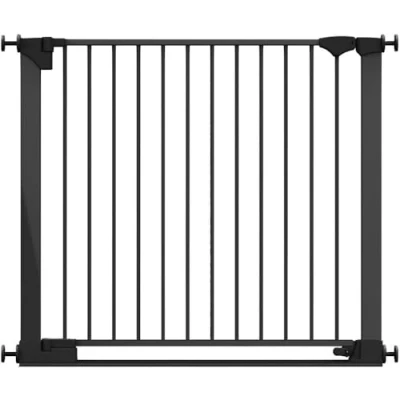 Immagine di Safetots Cancelletto SafeStep, Nero, 96cm 103cm, Passaggio Extra Basso, Apertura Larga di 81cm, Largo per Scale, Corridoi e Porte, Bambini Neonati