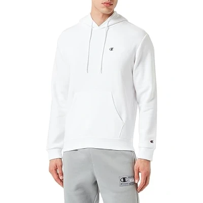 Immagine di Champion Basic Hooded Felpa con cappuccio, Uomo, Taglia: Large, Wht