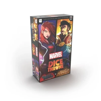 Immagine di USAopoly Marvel Dice Throne 2 Hero Box Featuring Black Widow; Doctor Strange Standalone Competitive Game Officially Licensed Compatible with The Ecosystem