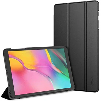 Immagine di JETech Custodia per Samsung Galaxy Tab A 10,1 2019 (SM T510/T515), Supporto Sottile con Retro Rigido Cover (Nero)