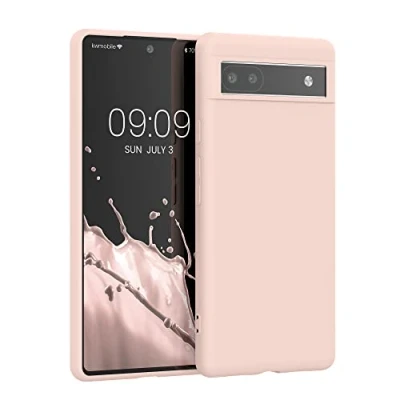 Immagine di kwmobile Custodia Compatibile con Google Pixel 6a Cover Back Case per Smartphone in Silicone TPU Protezione Gommata coconut swirl