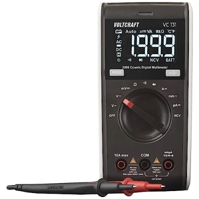 Immagine di VOLTCRAFT VC131 Multimetro portatile digitale CAT III 600 V Display (Counts): 2000